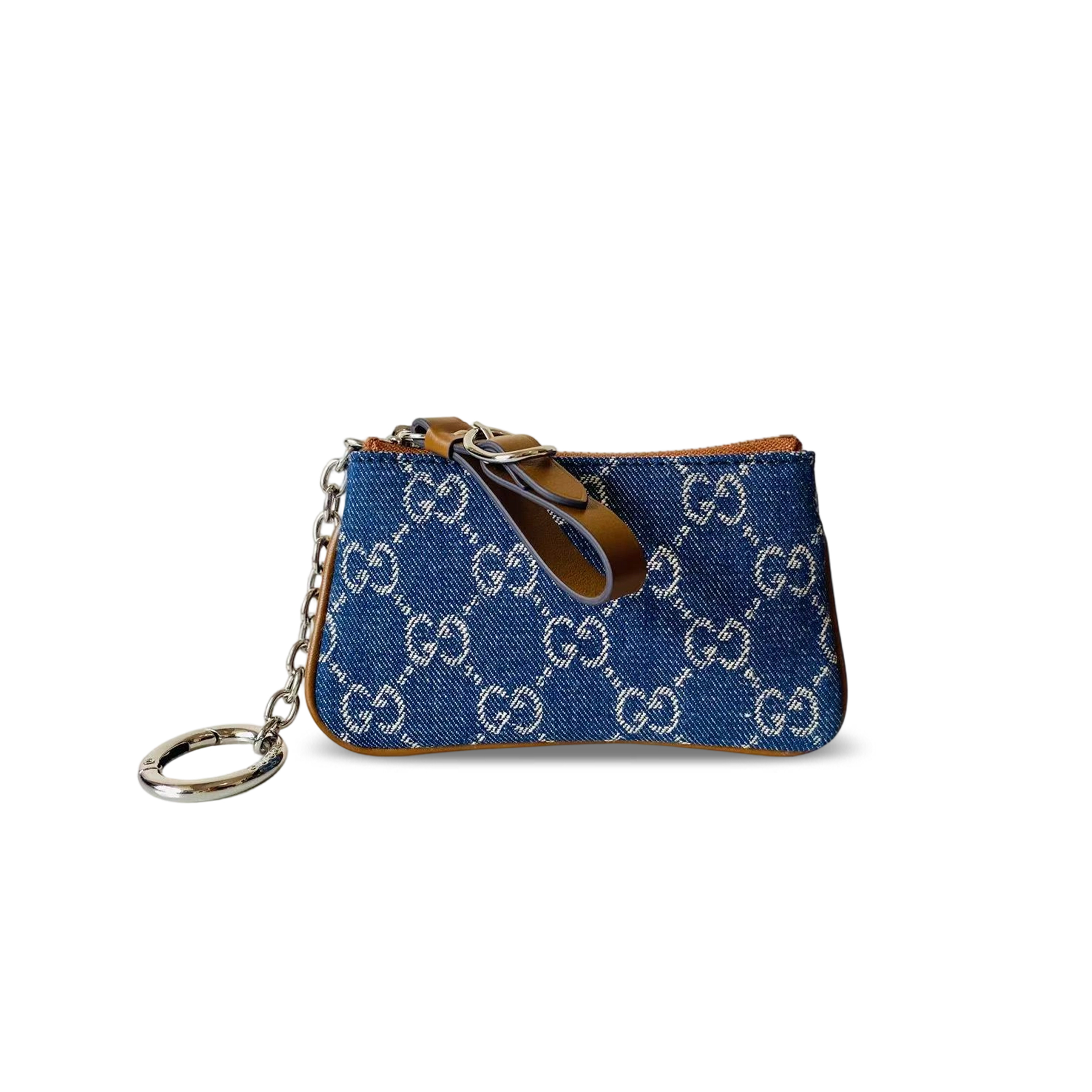 GUCCI GG EMBLEM KEY CASE 819113 (12*7.5cm)